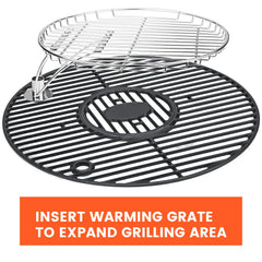 QuliMetal grate searing steak to demonstrate superior sear marks and flavor