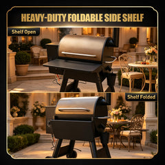 QuliMetal shelf in use holding utensils and plates for convenience