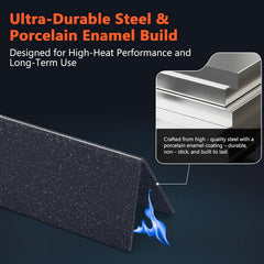 QuliMetal side profile highlighting 16GA thickness for warp resistance