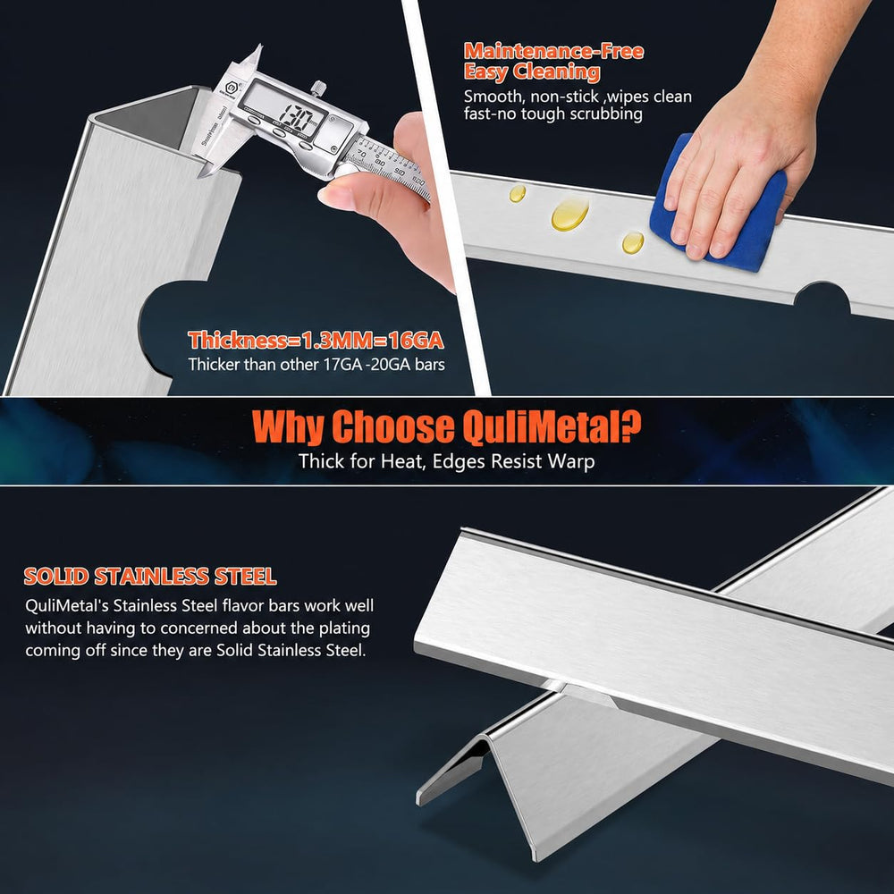 QuliMetal side profile showing 17GA thickness for improved durability benefit