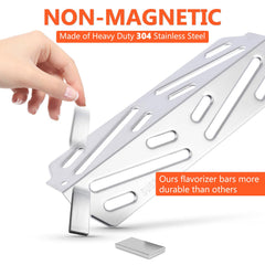 QuliMetal deflector beside ruler showing 12.5 x 4.25 inches dimensions for correct fit