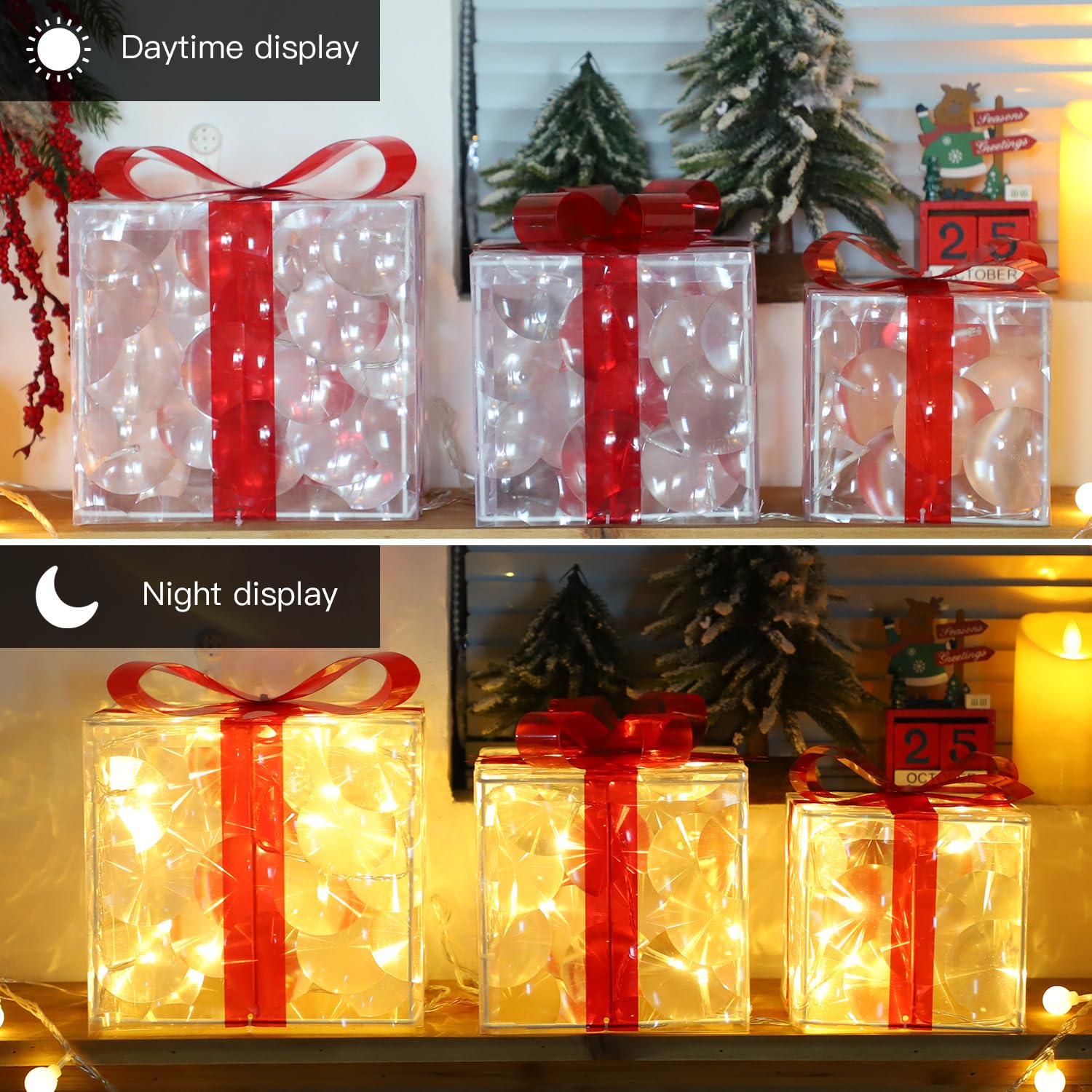 Qulist stackable folded storage demonstrating compact season-off convenience