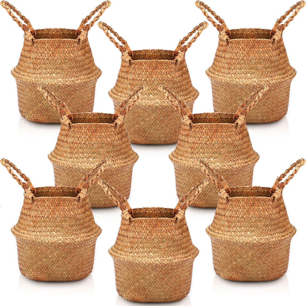 Qunclay front view showing basket set and natural boho appeal