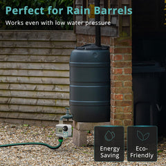 QUOBAS internal ball valve detail illustrating full-flow performance benefit