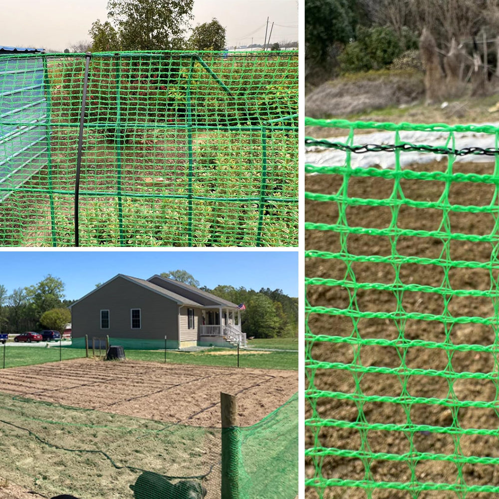 Quobiad fence used for a poultry run offering secure containment and airflow
