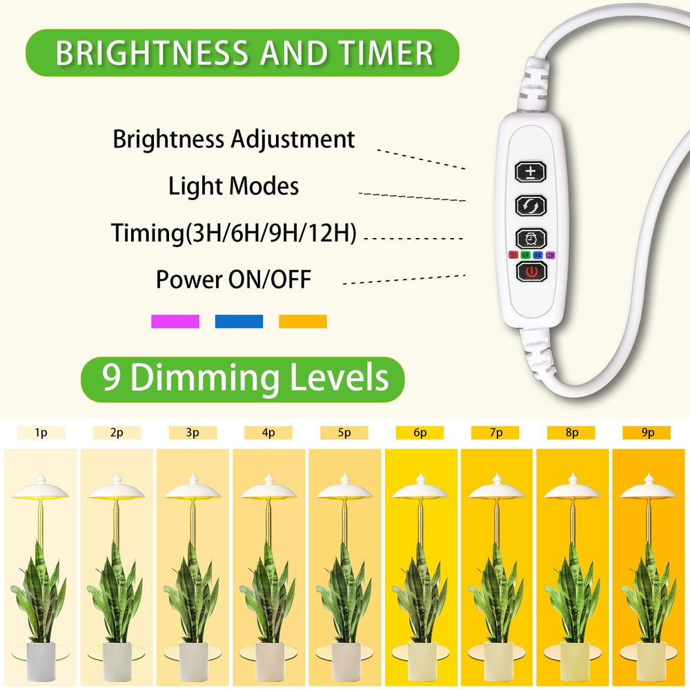 Quplavo height adjustable stand extended to reach tall indoor plants