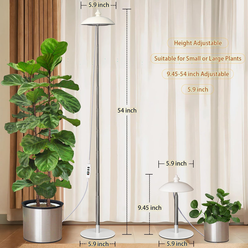 Quplavo umbrella shade detail distributing light for even plant growth
