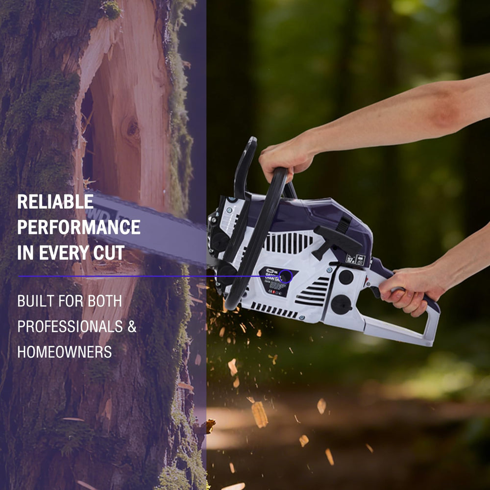 QWD size scale against measuring tape showing balanced reach and maneuverability