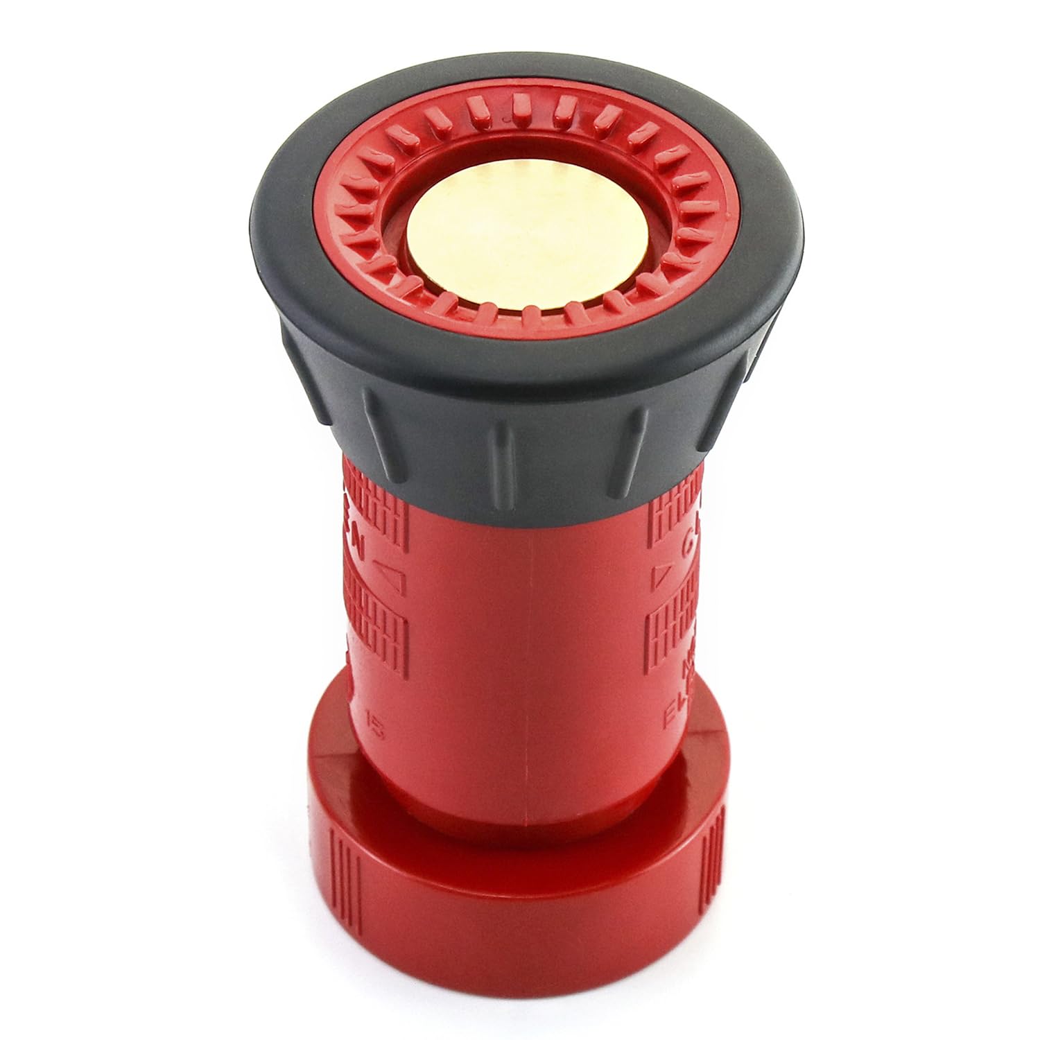 QWORK four nozzles laid out with ruler to show scale and convenient spare supply