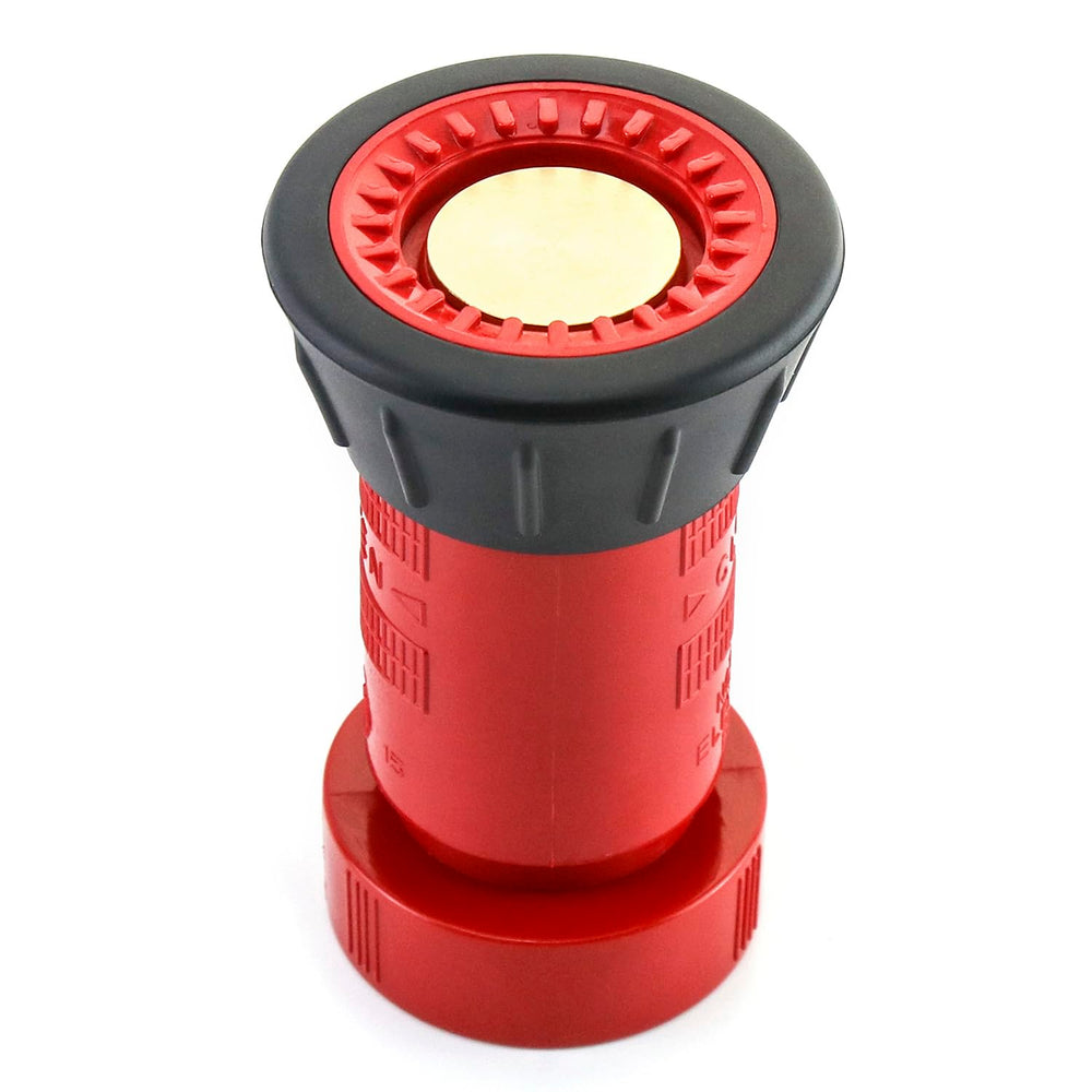QWORK four nozzles laid out with ruler to show scale and convenient spare supply