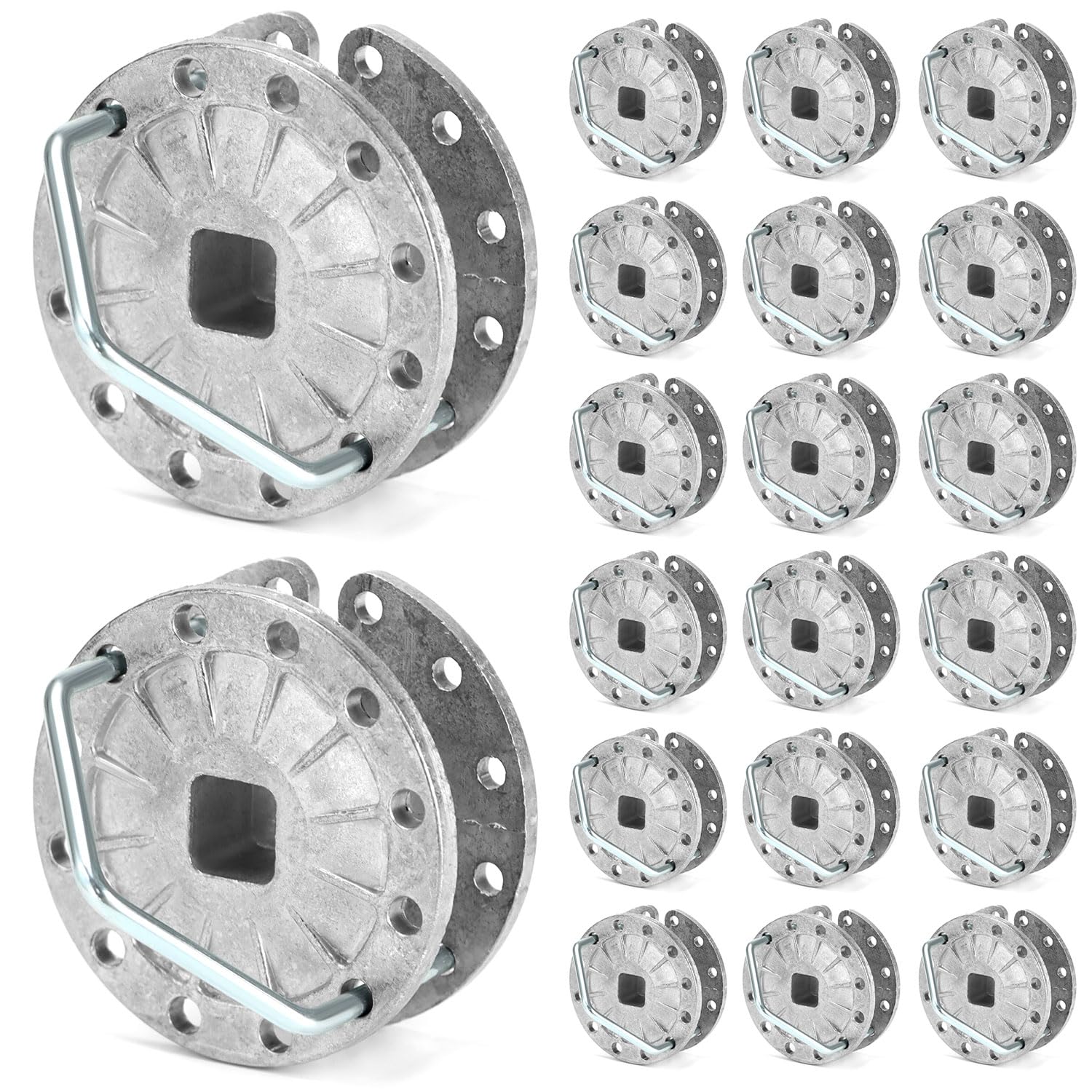 QWORK front packaging showing 20-pack and product benefit of ready-to-install tensioners