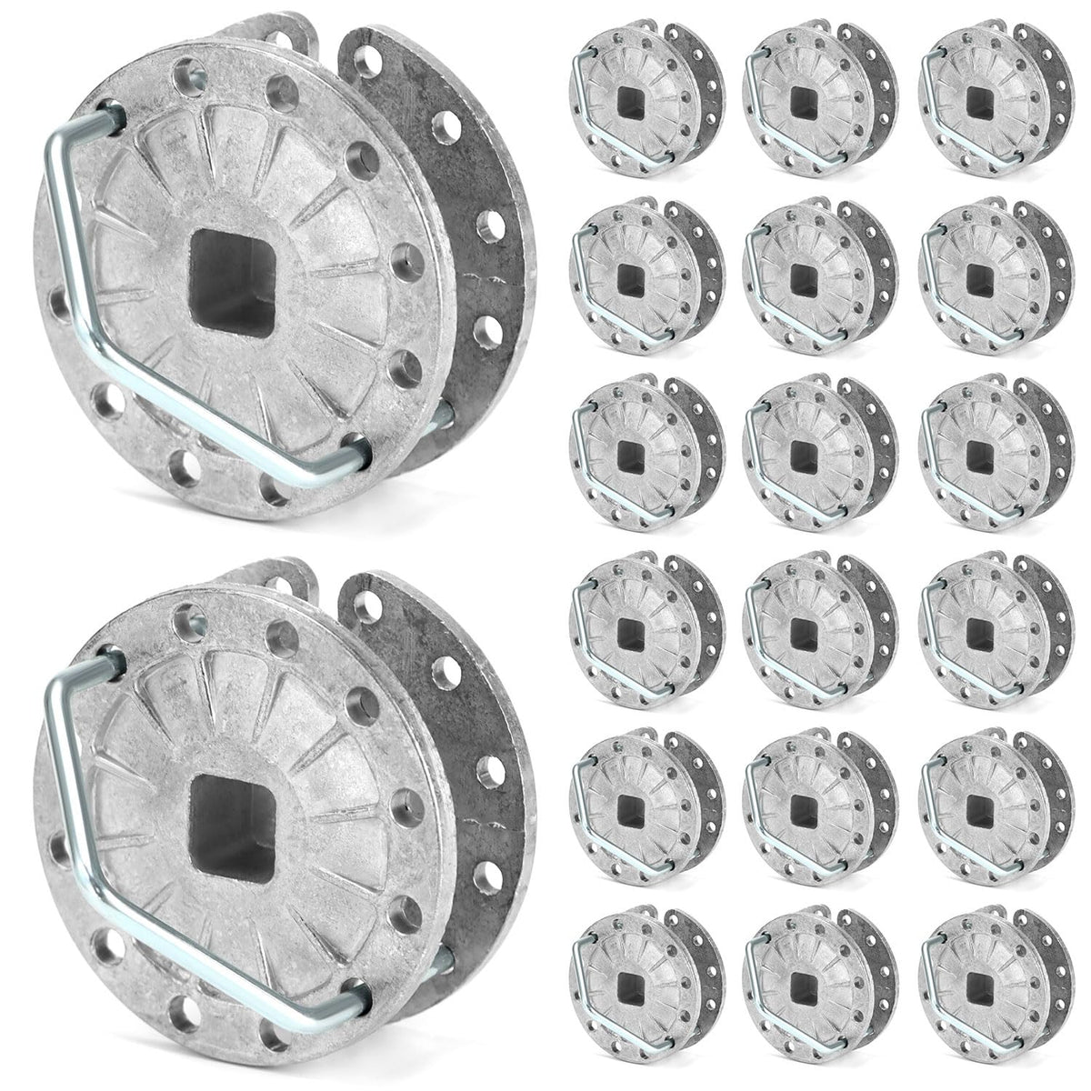 QWORK front packaging showing 20-pack and product benefit of ready-to-install tensioners