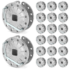 QWORK front packaging showing 20-pack and product benefit of ready-to-install tensioners