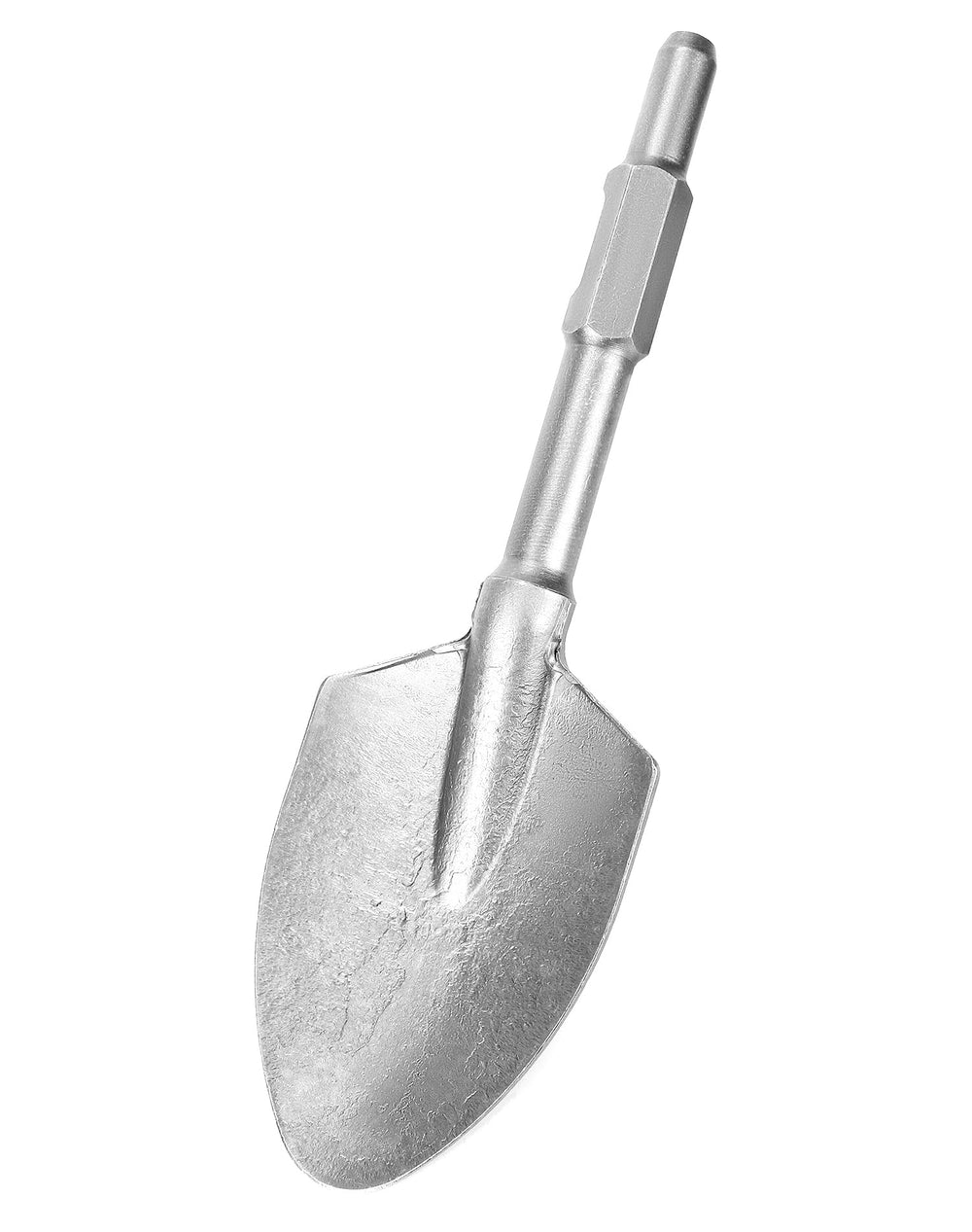 QWORK front view of shovel bit showing brand and fit for quick identification