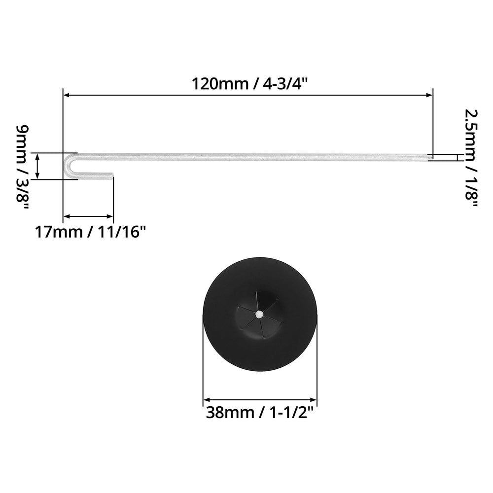QWORK textured black UV coating close-up protecting clips from sun damage