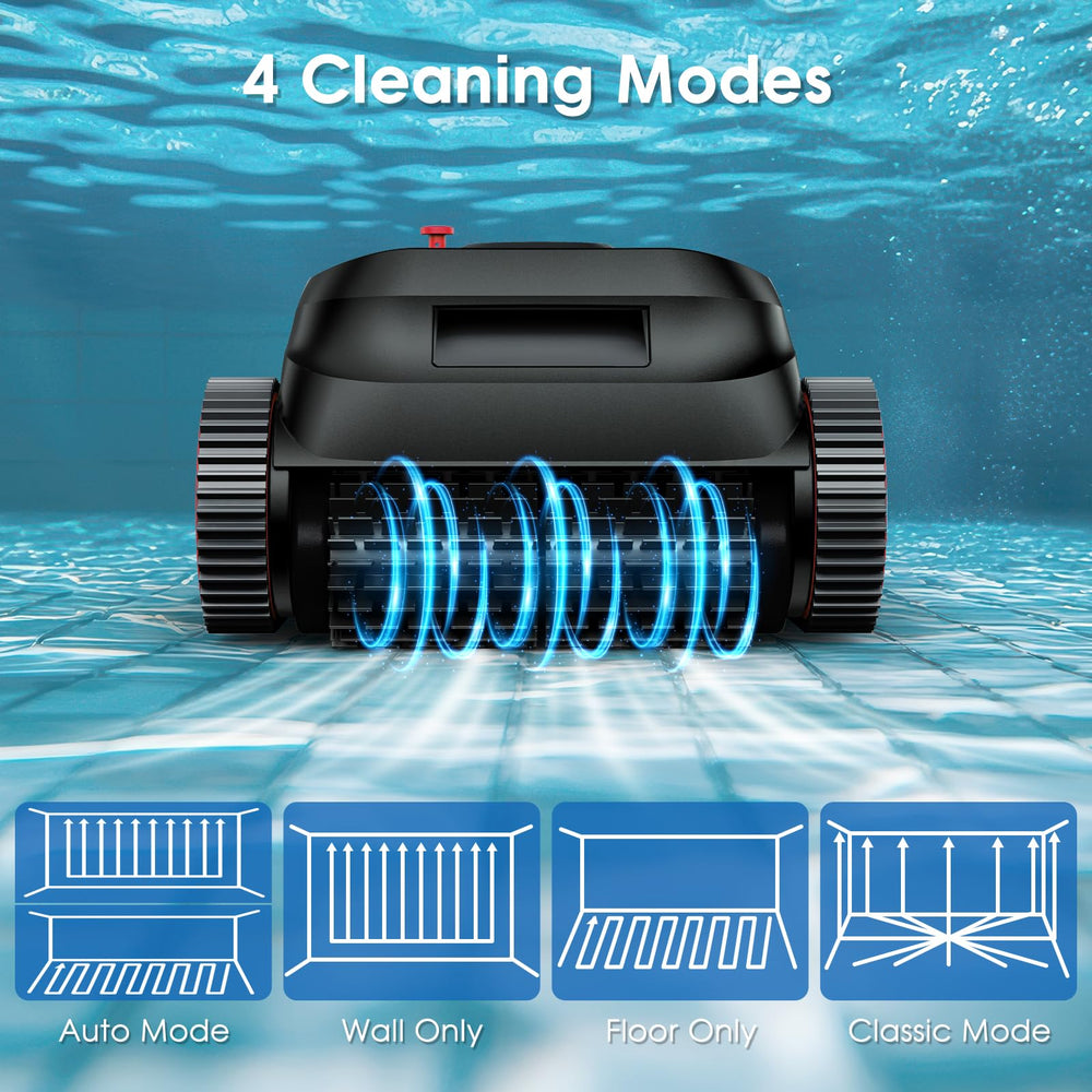 QYTRON NIXBOT QP5 close-up on brushes and intake, thorough debris pickup benefit