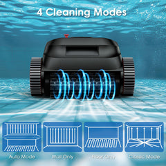 QYTRON NIXBOT QP5 close-up on brushes and intake, thorough debris pickup benefit