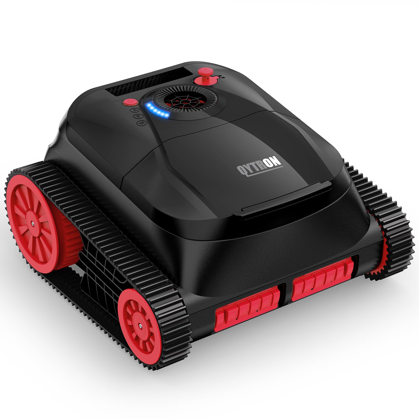 QYTRON NIXBOT QP5 front view showing compact cordless cleaner, fast setup benefit