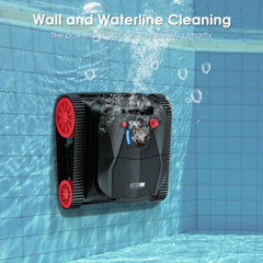 QYTRON NIXBOT QP5 side profile demonstrating wall-climbing ability and stable traction