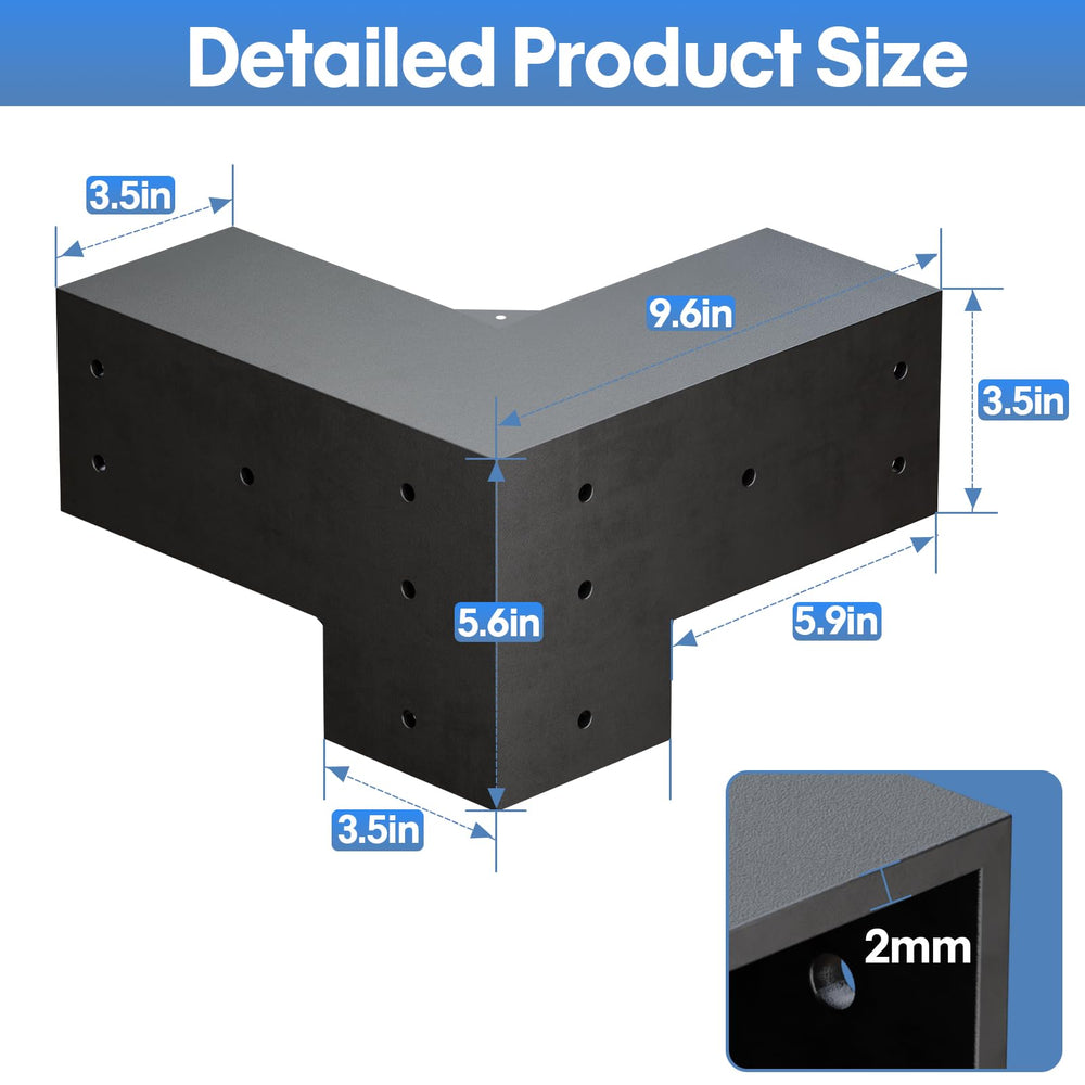 QZER close-up weld detail demonstrating robust steel construction benefit