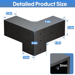 QZER close-up weld detail demonstrating robust steel construction benefit