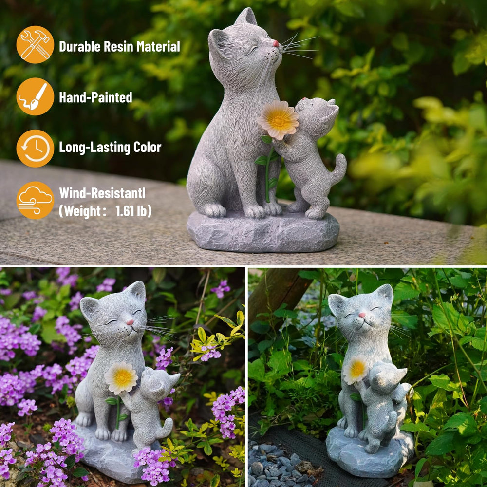 QZFFZQ on patio table setting for decorative daytime display