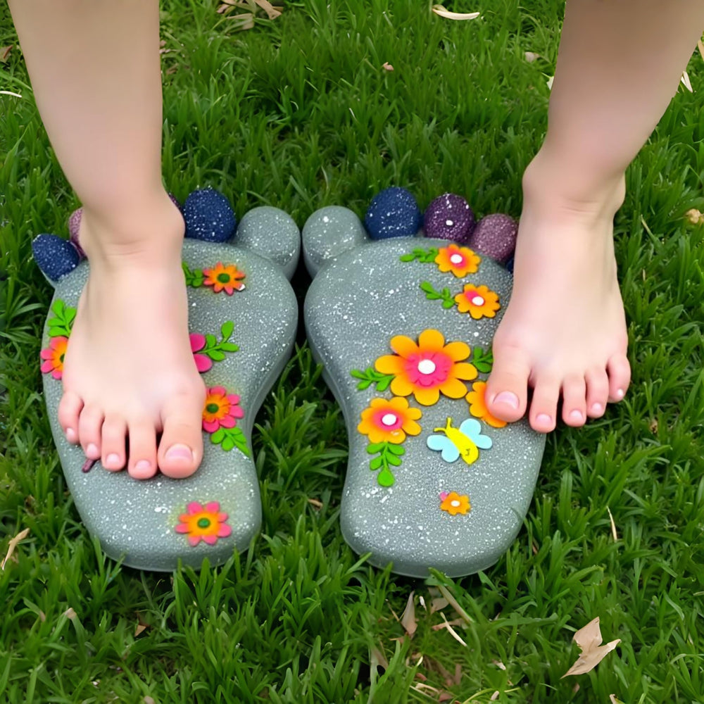QZSDBWHCB stepping stones on lawn showing scale and easy placement