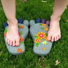 QZSDBWHCB stepping stones on lawn showing scale and easy placement