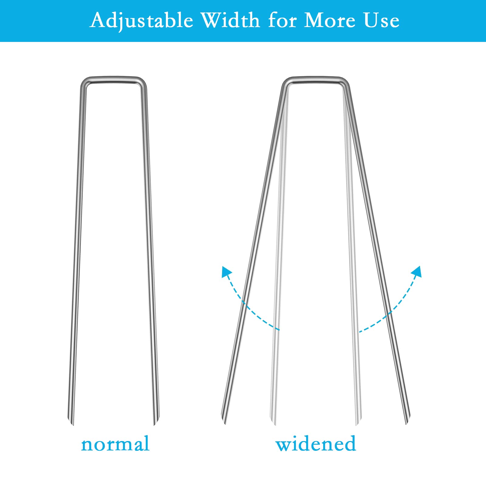 RAOOKIF sharp pointed end detail that eases insertion into compacted soil