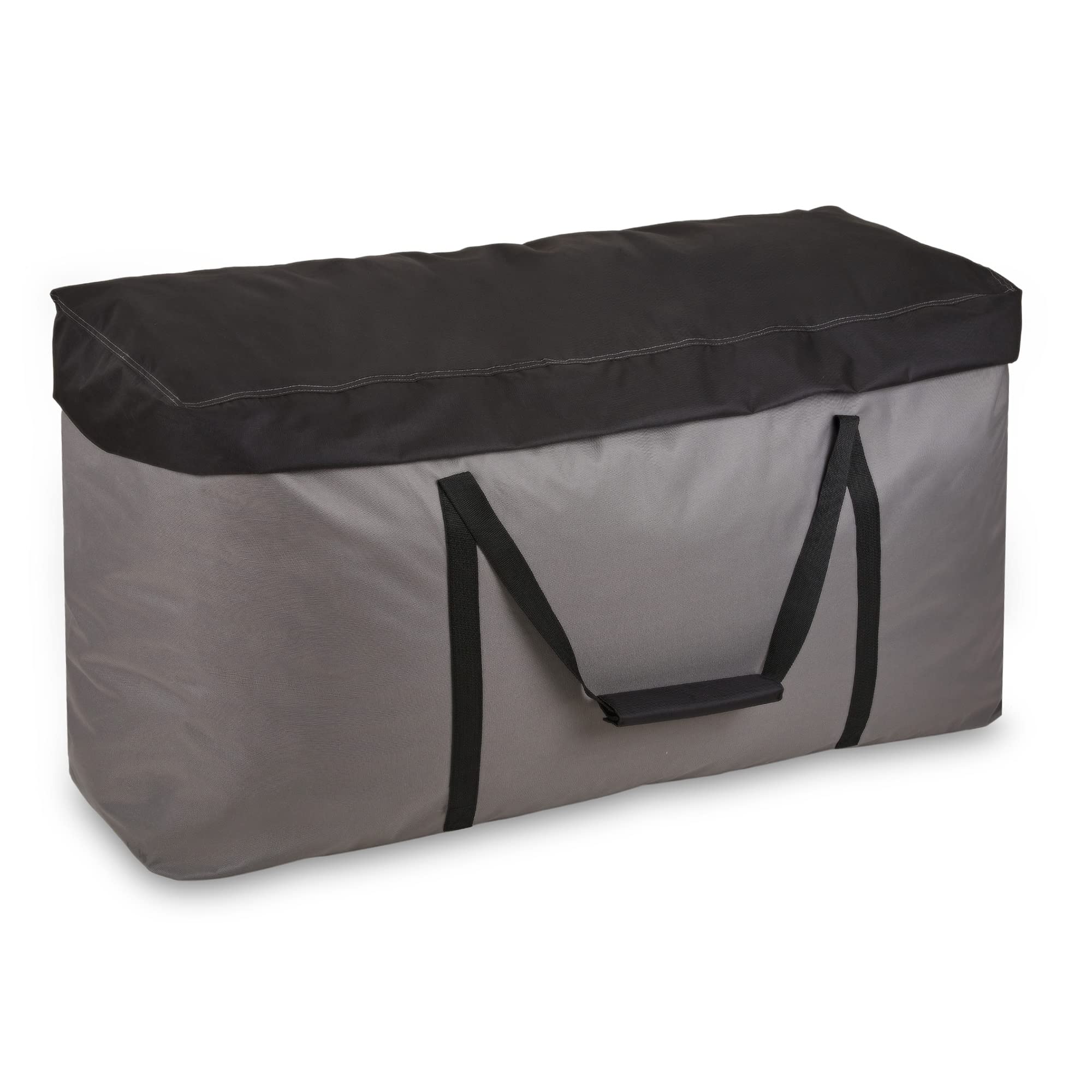 Rachmi front view of bag showing shape and capacity, protects cushions