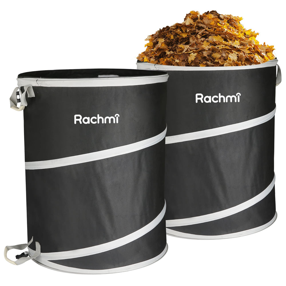 Rachmi front view open showing full 40-gallon capacity and durable rim