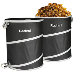Rachmi front view open showing full 40-gallon capacity and durable rim