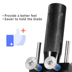 RACTOP detailed shot of ergonomic lever and handle, reduced operator fatigue