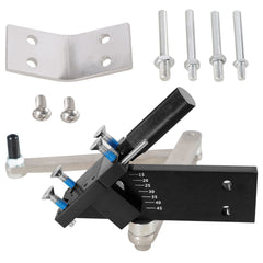 RACTOP front view of sharpener bracket showing full tool and features, clearer sharpening