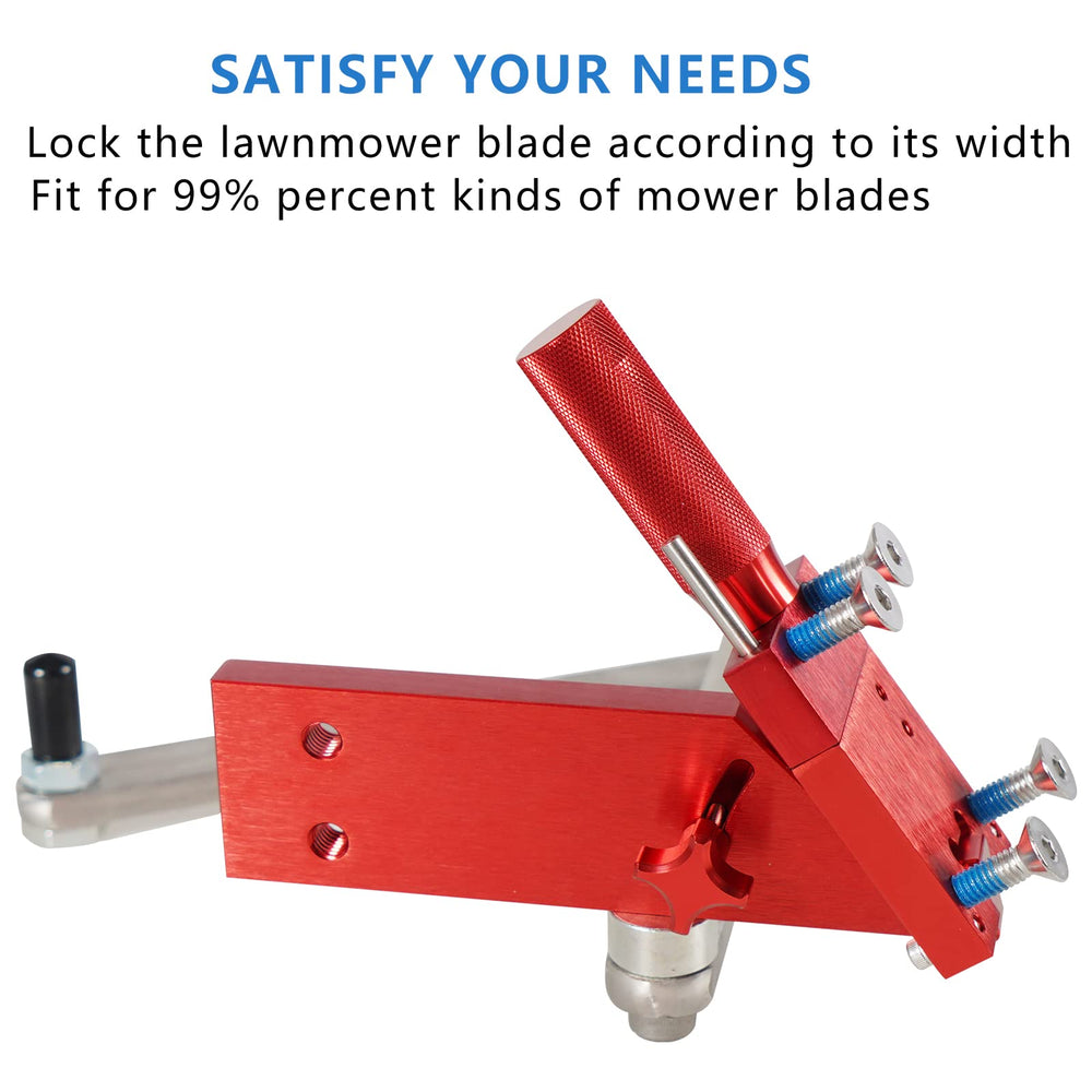 RACTOP in use with grinder demonstrating consistent edge restoration and safer sharpening