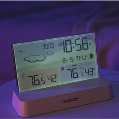 Raddy remote sensor close-up highlighting durable casing and accurate readings
