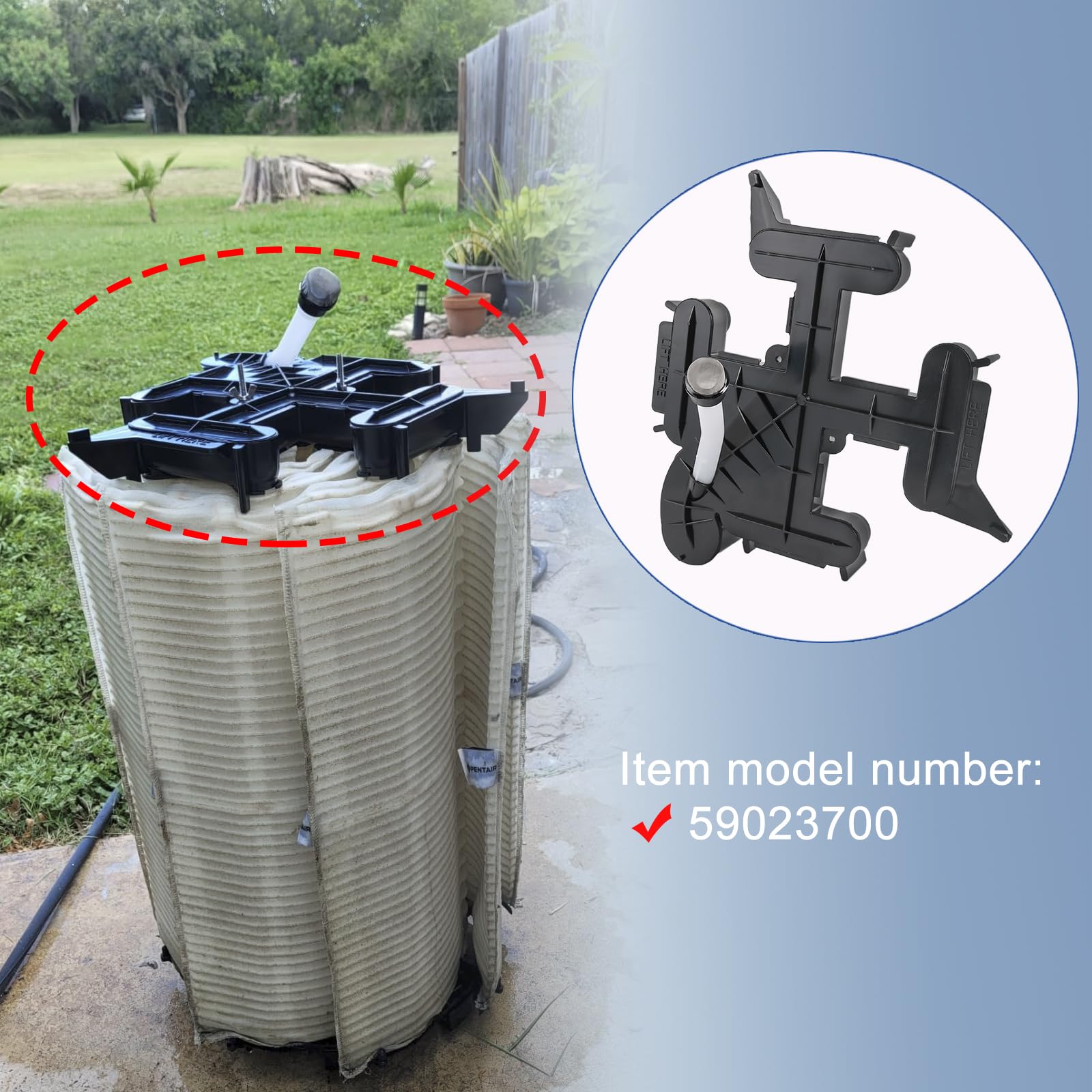 RADHLBNIU close-up of manifold material and finish for durability benefit long-lasting use