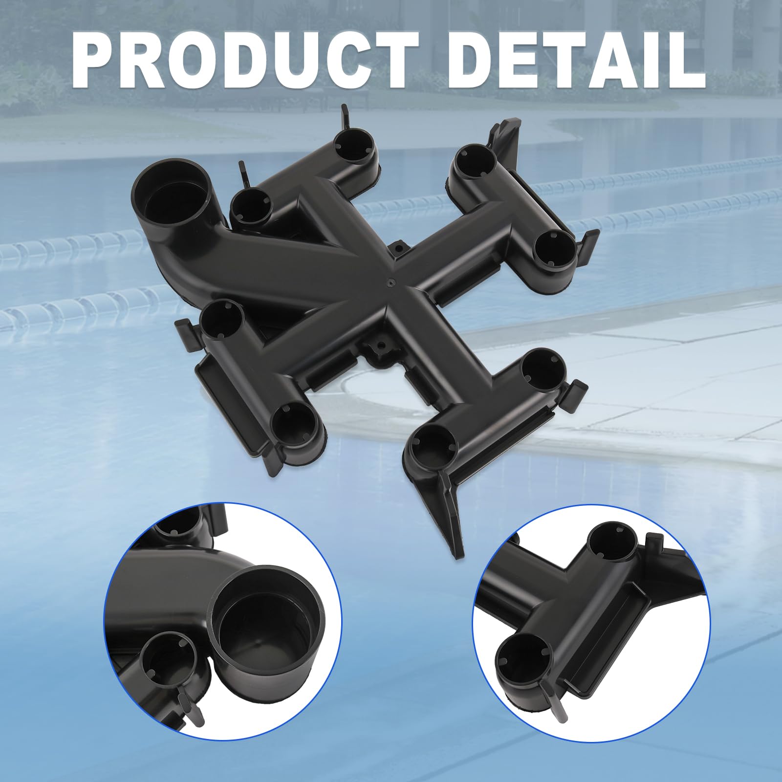 RADHLBNIU manifold ports and label visible for correct model verification benefit accurate fit