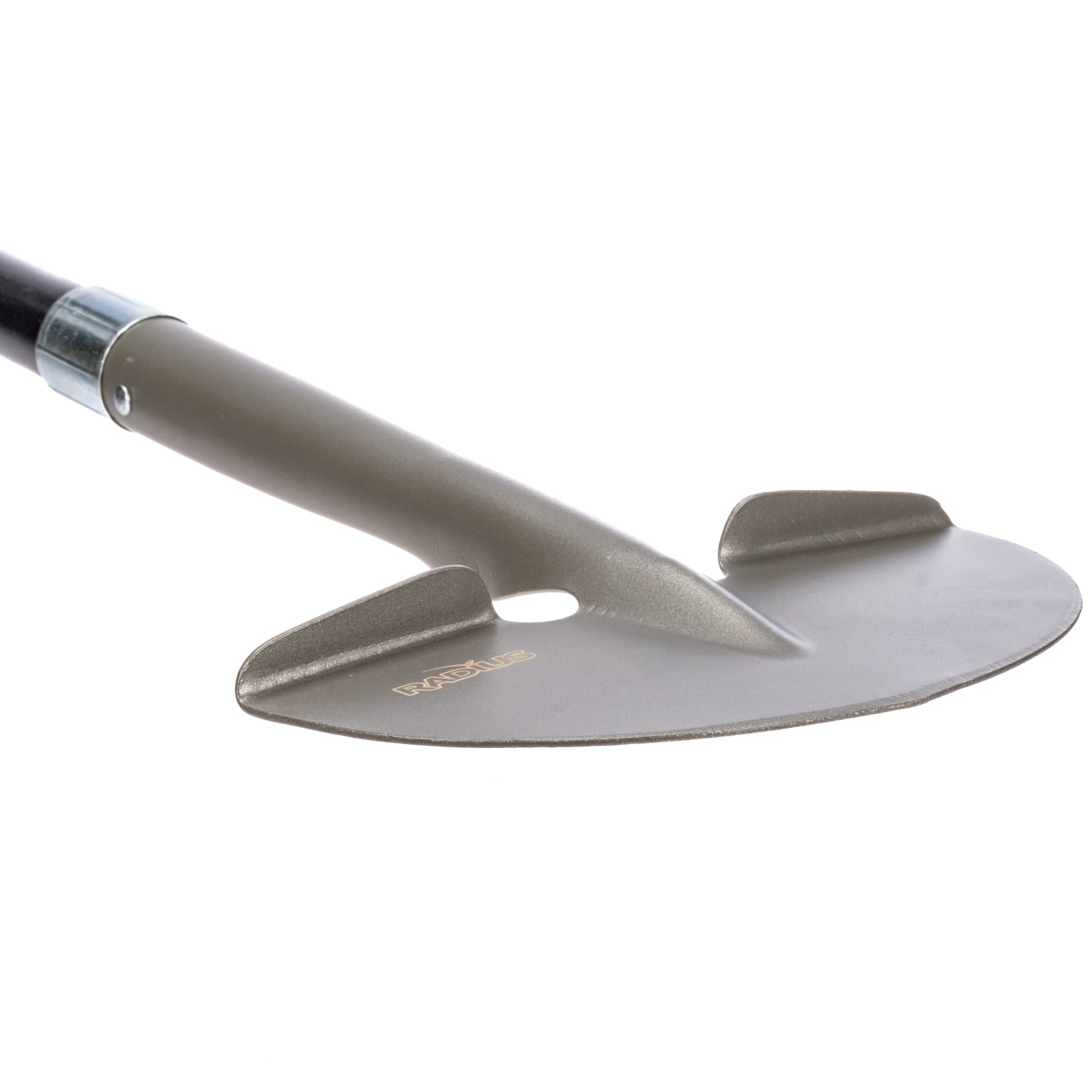 Radius Garden forward step close-up showing extra-wide step for better leverage