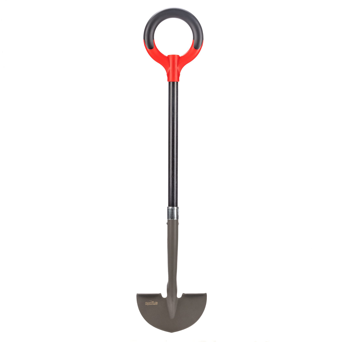 Radius Garden front view showing red edger and ergonomic silhouette for tidy borders
