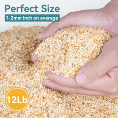 Rahato close-up of 1–2mm coarse sand texture improving soil structure