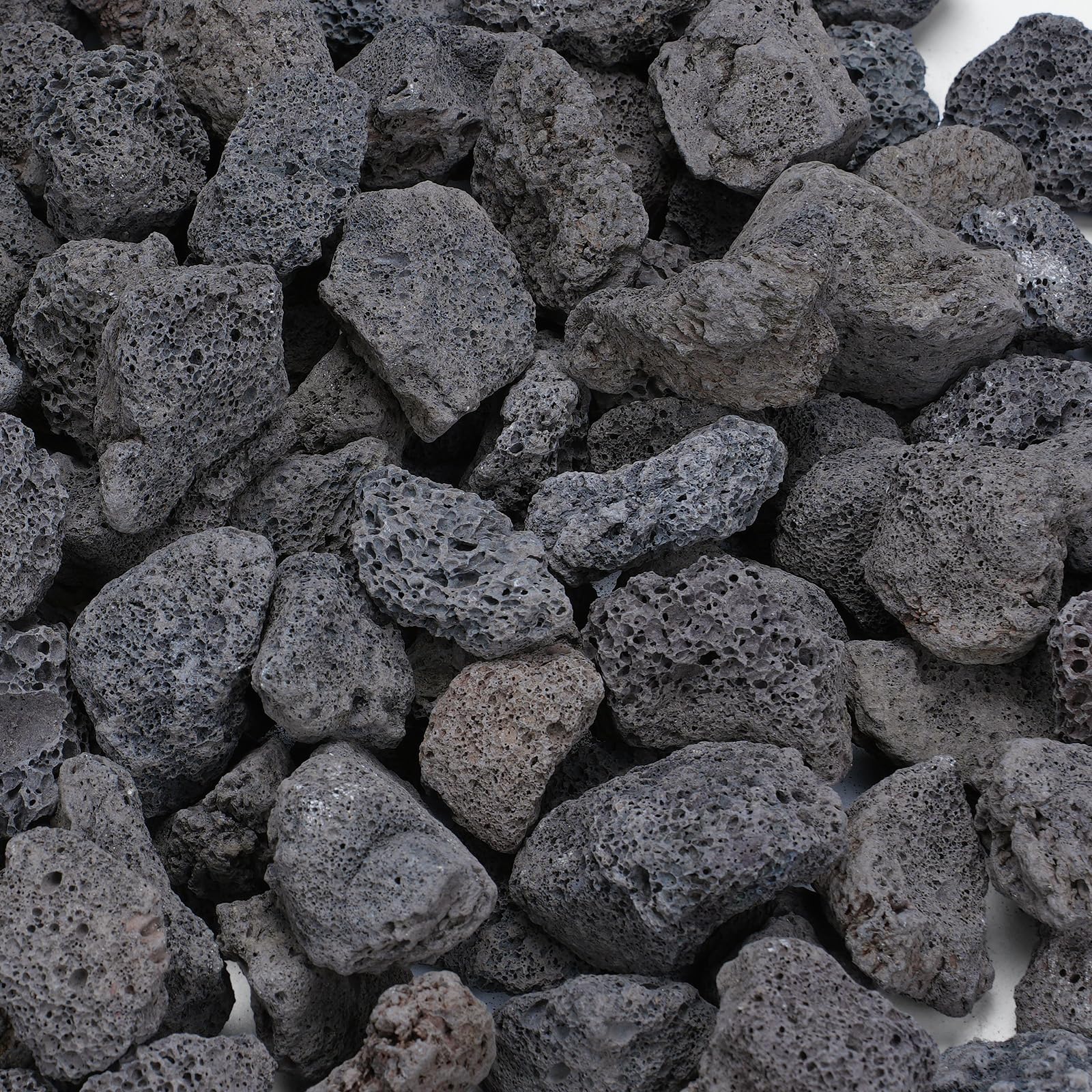 Rahato front bag showing 20lb lava rocks and ready-to-use benefit