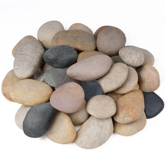 Rahato front-package view showing natural river rocks and clear labeling benefit: easy selection