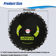 RAHQHD close-up of carbon steel teeth highlighting durable tooth profile