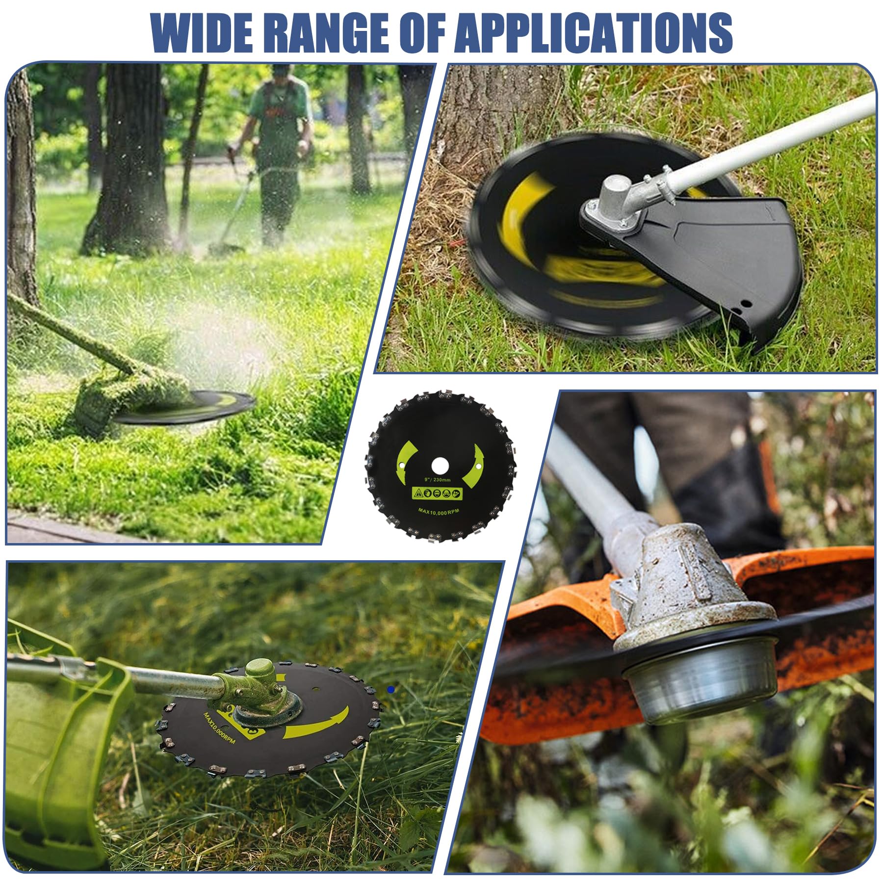 RAHQHD included files and wrenches for on-site sharpening and maintenance