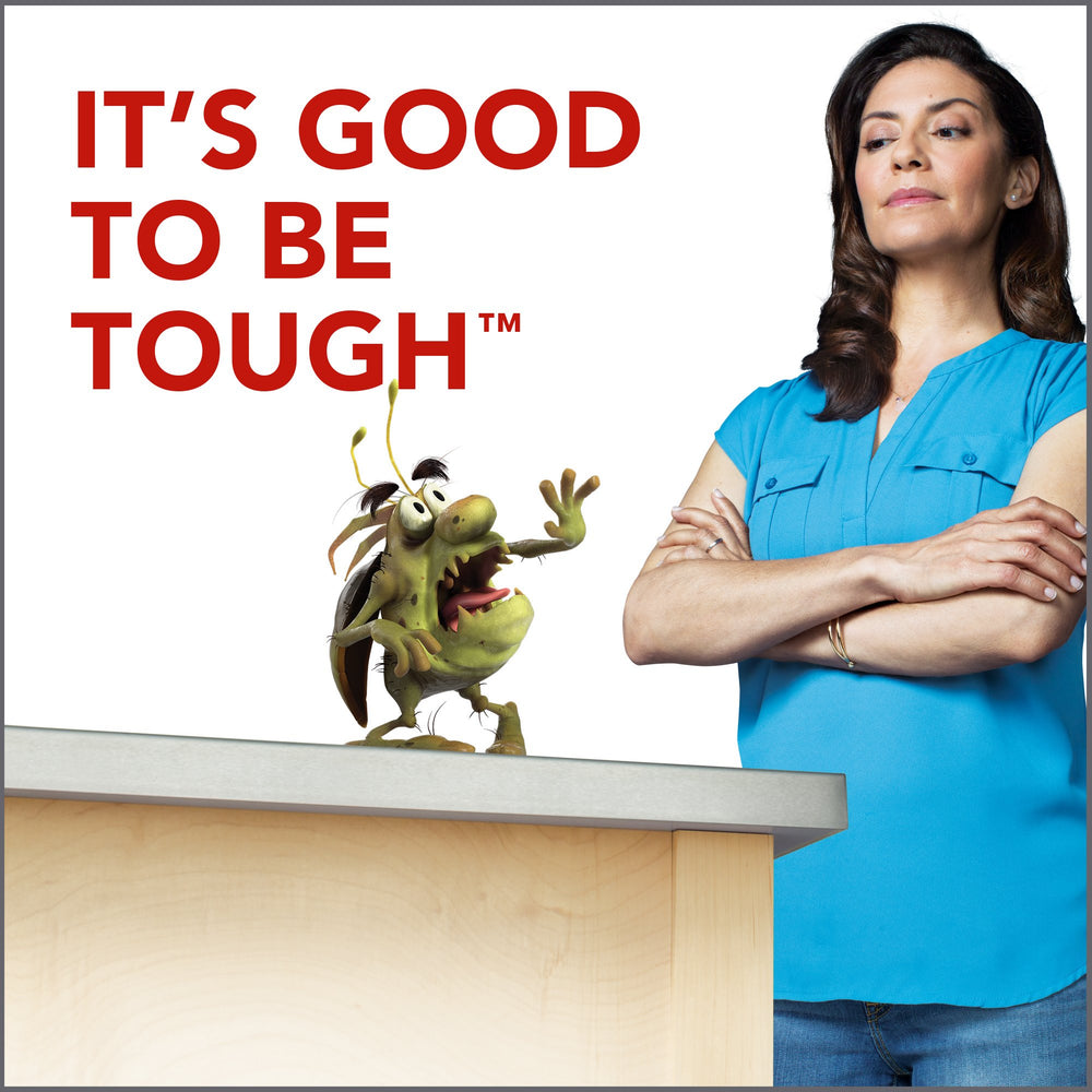 Raid Roach Gel used in a kitchen scene showing discreet, practical application