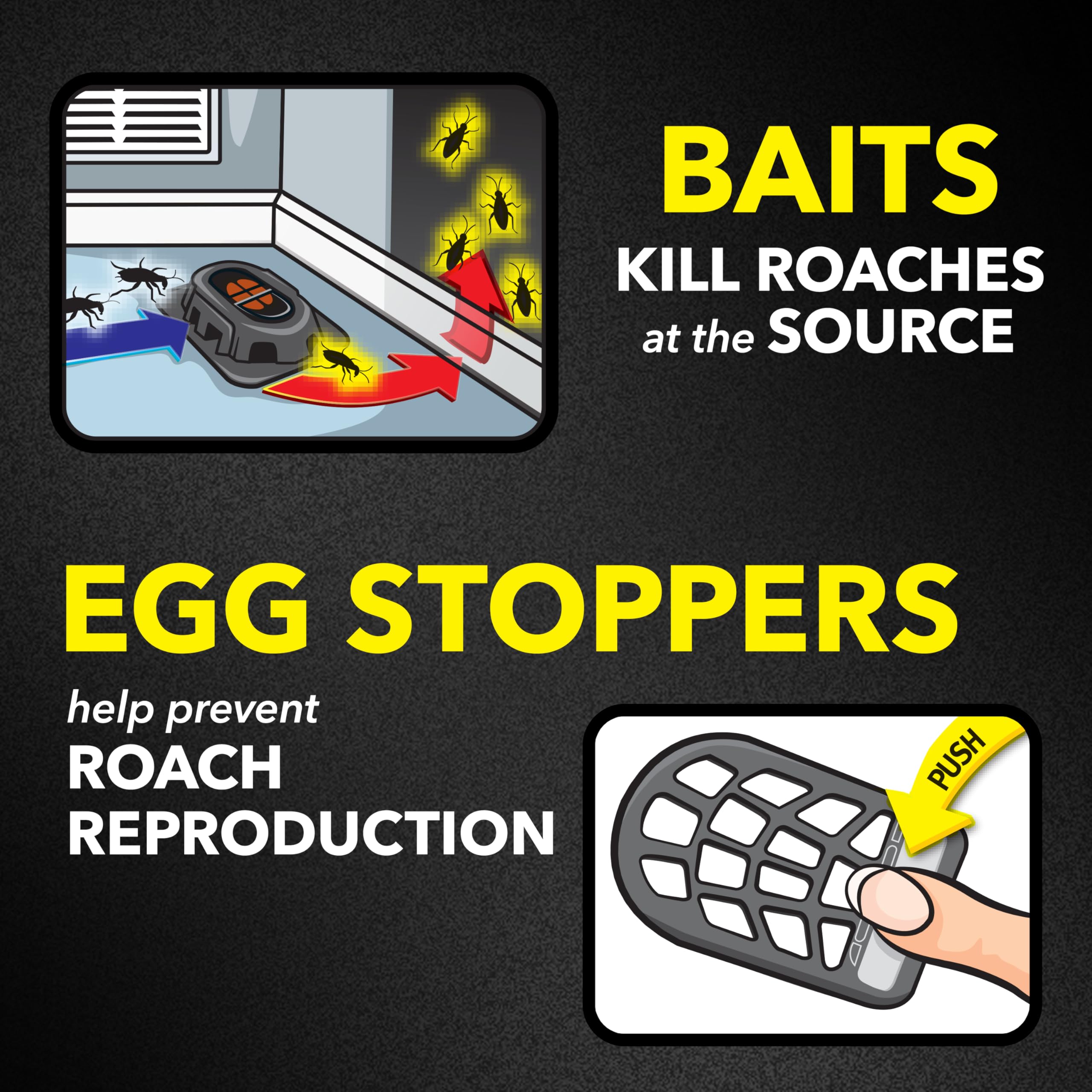 Raid tablets placed inside a cabinet showing practical placement and concealed protection