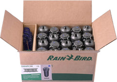 Rain Bird 5004PC front view showing pop-up head and benefits of reliable adjustable coverage