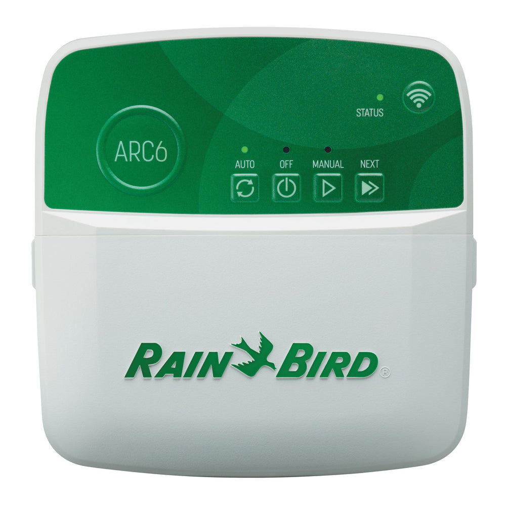 Rain Bird ARC6 transformer and power cord included for quick setup
