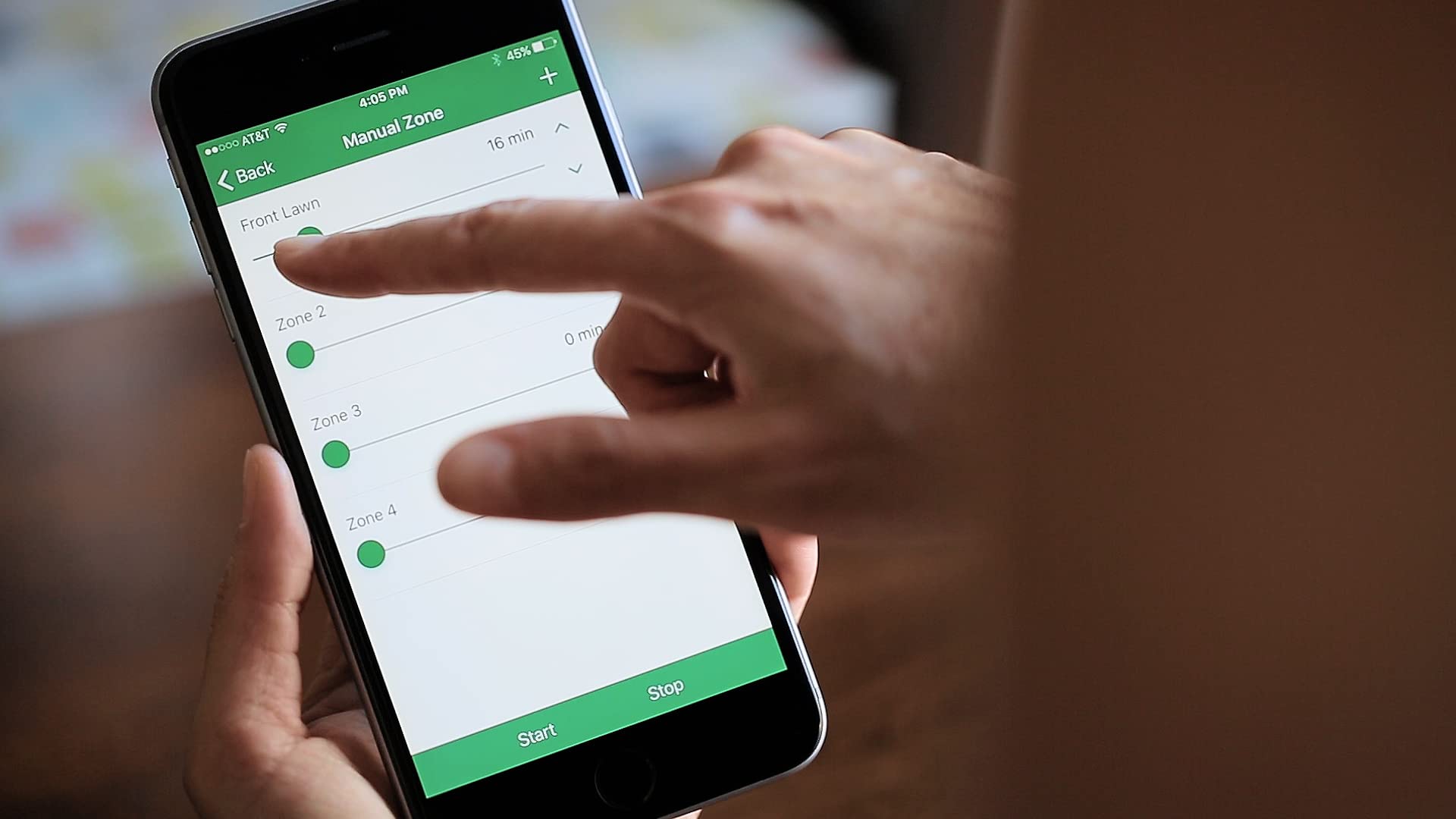 Rain Bird ARC6 paired with voice assistant for hands-free irrigation control